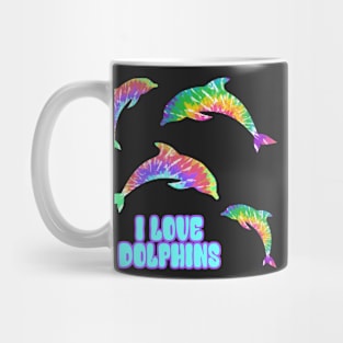 Tie Dye Dolphins Mug